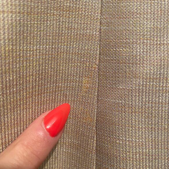 Lafayette 148 Beige Virgin Wool Linen Blazer | Size 10, Tailored, Classic - Picture 7 of 7